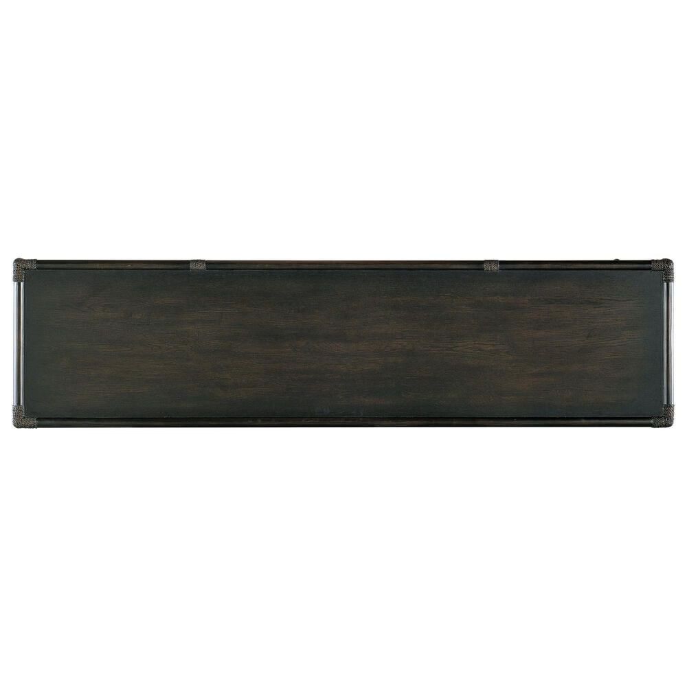 Hooker Furniture Retreat 2-Drawer Sideboard in Black Sand and Pewter, , large