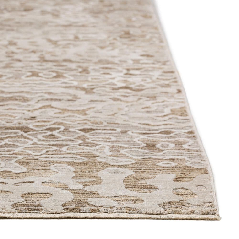 Dalyn Rug Company Denizi Abstract 3&#39;3&quot; x 5&#39;3&quot; Mocha Area Rug, , large