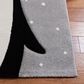 Safavieh Carousel 8" x 10" Light Grey and Black Kids Area  Rug, , large