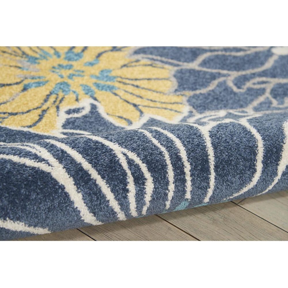 Nourison Passion PSN17 1&#39;10&quot; x 2&#39;10&quot; Blue Area Rug, , large