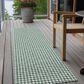 Dalyn Rug Company Hinton 2"3" x 10" Green Indoor/Outdoor Runner, , large