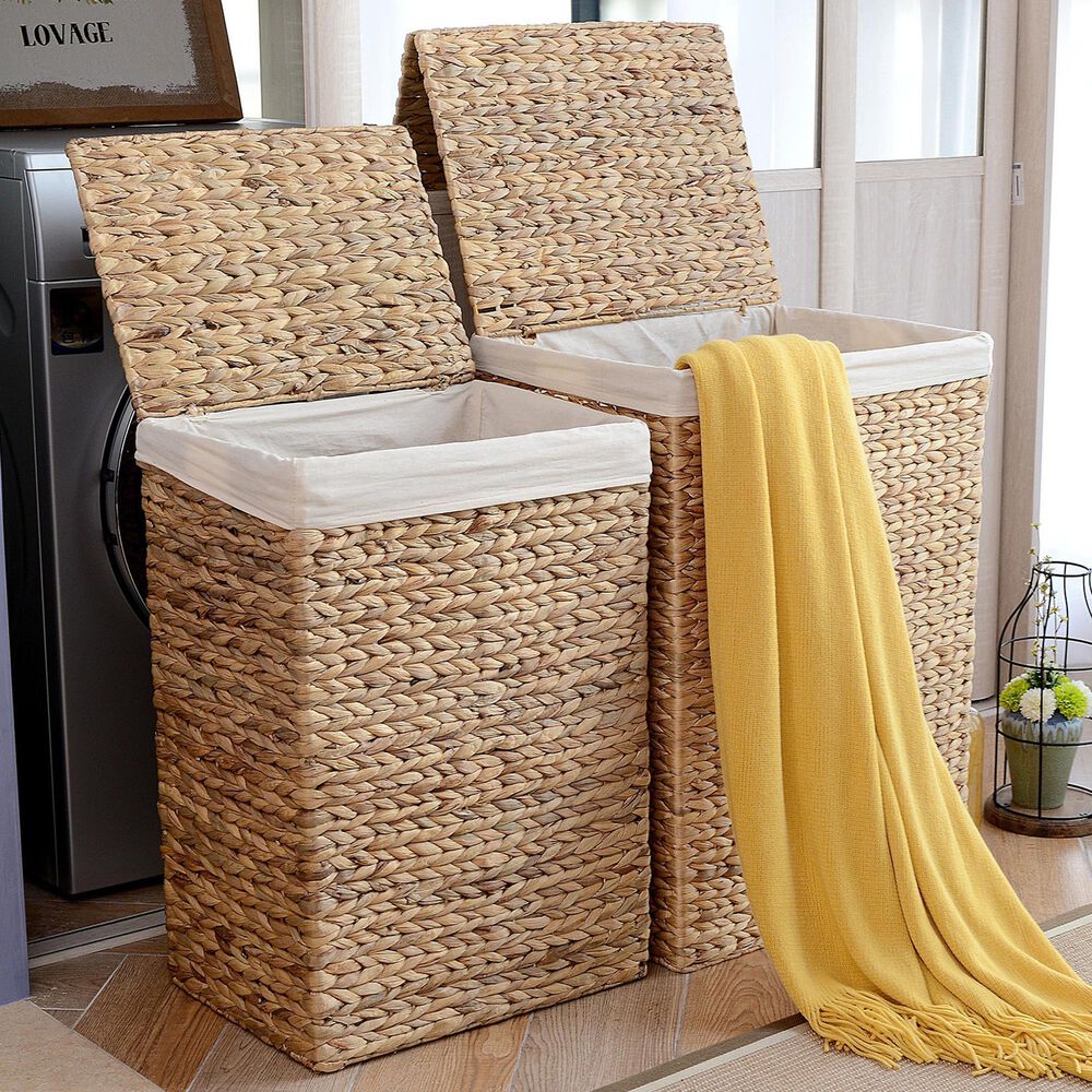 Timberlake Laundry Hampers in Natural &#40;Set of 2&#41;, , large