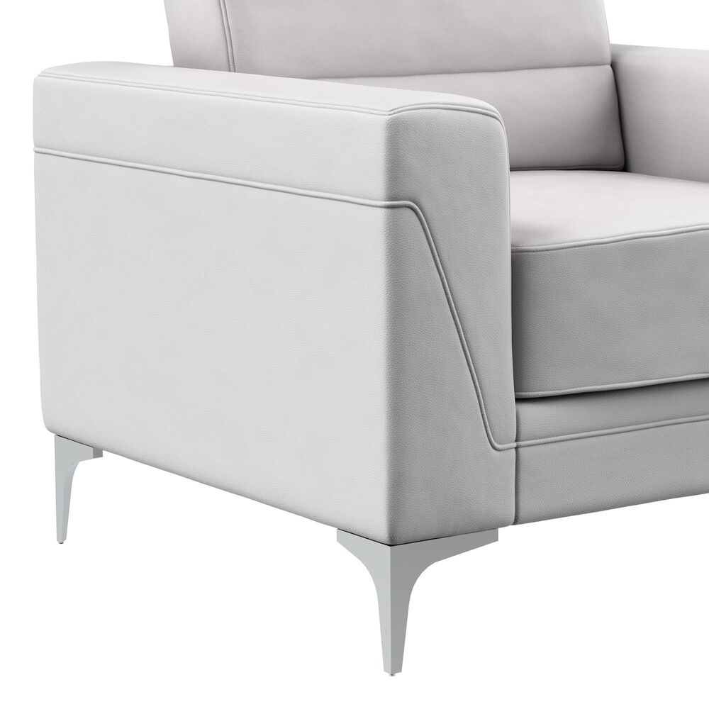Global Furniture USA Arm Chair in Light Grey, , large