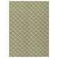 Dalyn Rug Company York 10" x 14" Aloe Indoor/Outdoor Area Rug, , large