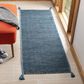 Safavieh Montauk 2"3" x 9" Blue and Black Runner, , large