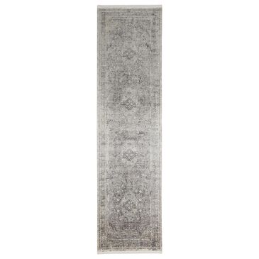 Feizy Rugs Sarrant 2"8" x 10" Gray Runner, , large