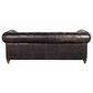 Vintage Furnishings Finn 90" Sofa in Valencia Dark Brown, , large