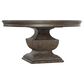 Hooker Furniture Rhapsody Round Dining Table in Rustic Walnut - Table Only, , large