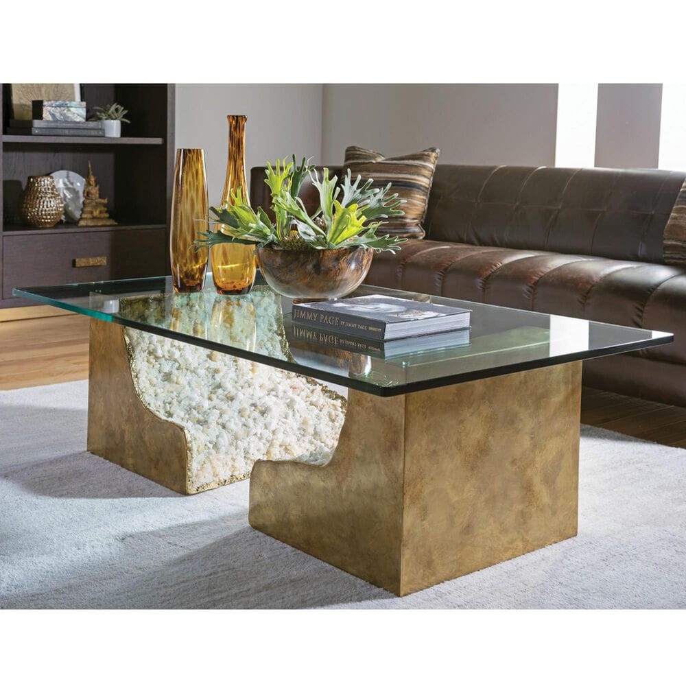 Artistica Home Apricity Cocktail Table in Gold, , large