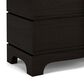 Shannon Hills Lydia 3-Drawer Bachelor"s Chest in Dark Cabernet, , large