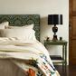 Rifle Paper Co Crafted by Cloth and Company Elly Twin Headboard in Bramble Emerald, , large