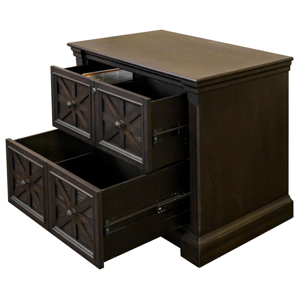 Wycliff Bay Kingston 2-Drawer Lateral File in Dark Chocolate, , large