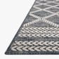 Loloi II Rainier RAI-05 2"2" x 3"9" Denim and Ivory Indoor/Outdoor Area Performance Rug, , large