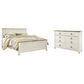 Signature Design by Ashley Willowton 2-Piece Queen Bedroom Set in Whitewash, , large