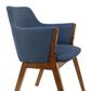 Blue River Renzo Dining Chair in Blue and Walnut (Set of 2), , large