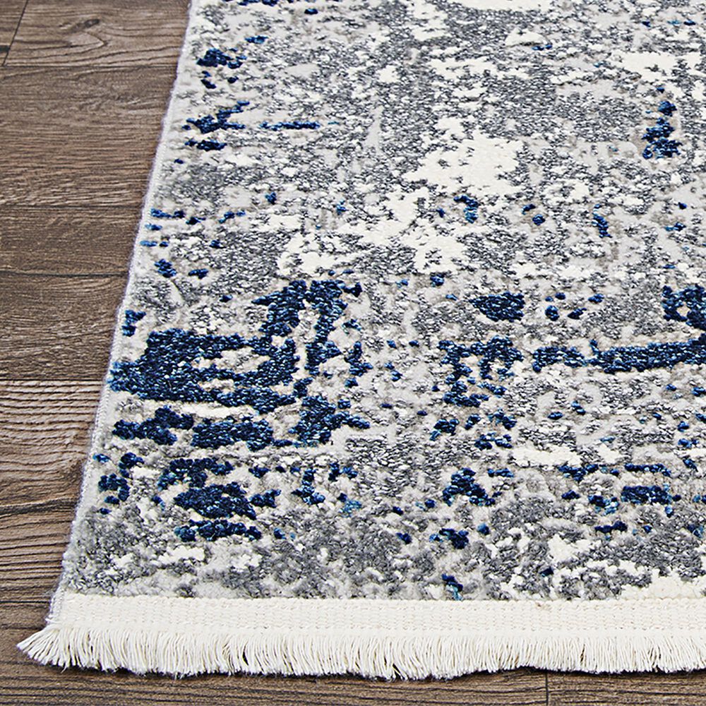 Couristan Marblehead Breccia 3&#39;11&quot; x 5&#39;11&quot; Blue and Grey Area Rug, , large