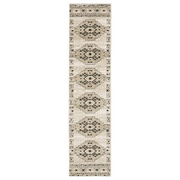 Oriental Weavers Georgia Southwest 643A0 1"10" x 7"6" Ivory and Gray Runner, , large