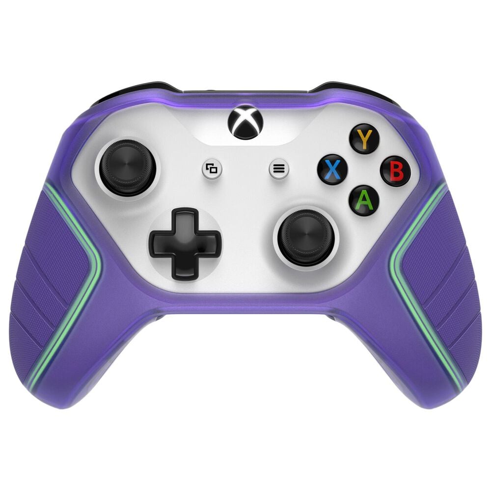 OtterBox Antimicrobial Easy Grip Controller Shell for Xbox One in Purple and Glow, , large