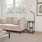 Timberlake Lavish Home Floor Lamp with End Table in Dark Brown, , large