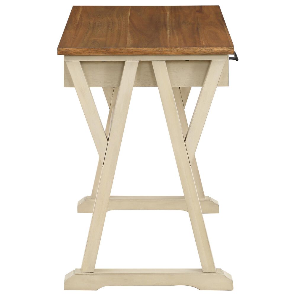 OSP Home Jericho Rustic Writing Desk in Antique White, , large