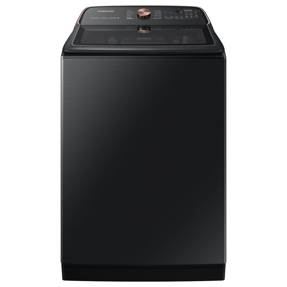 Samsung 5.5 Cu. Ft. Smart Top Load Washer with Auto Dispense System in Brushed Black, , large