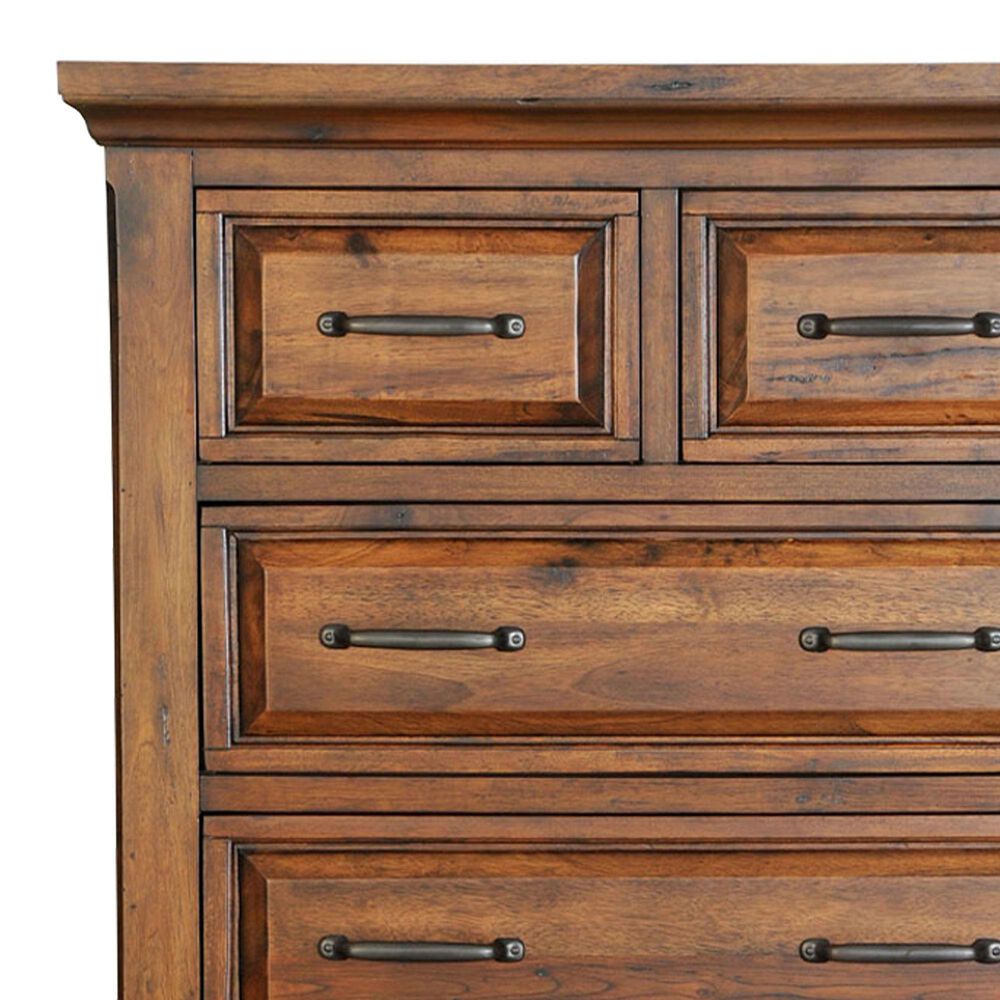 Napa Furniture Design Hill Crest 6-Drawer Chest in Dark Chestnut, , large