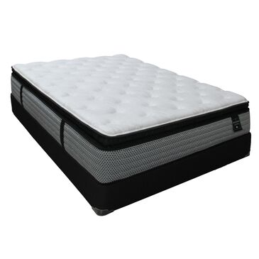 Sleeptronic Berkshire Q Pillowtop II Full Mattress with Low Profile Box Spring, , large