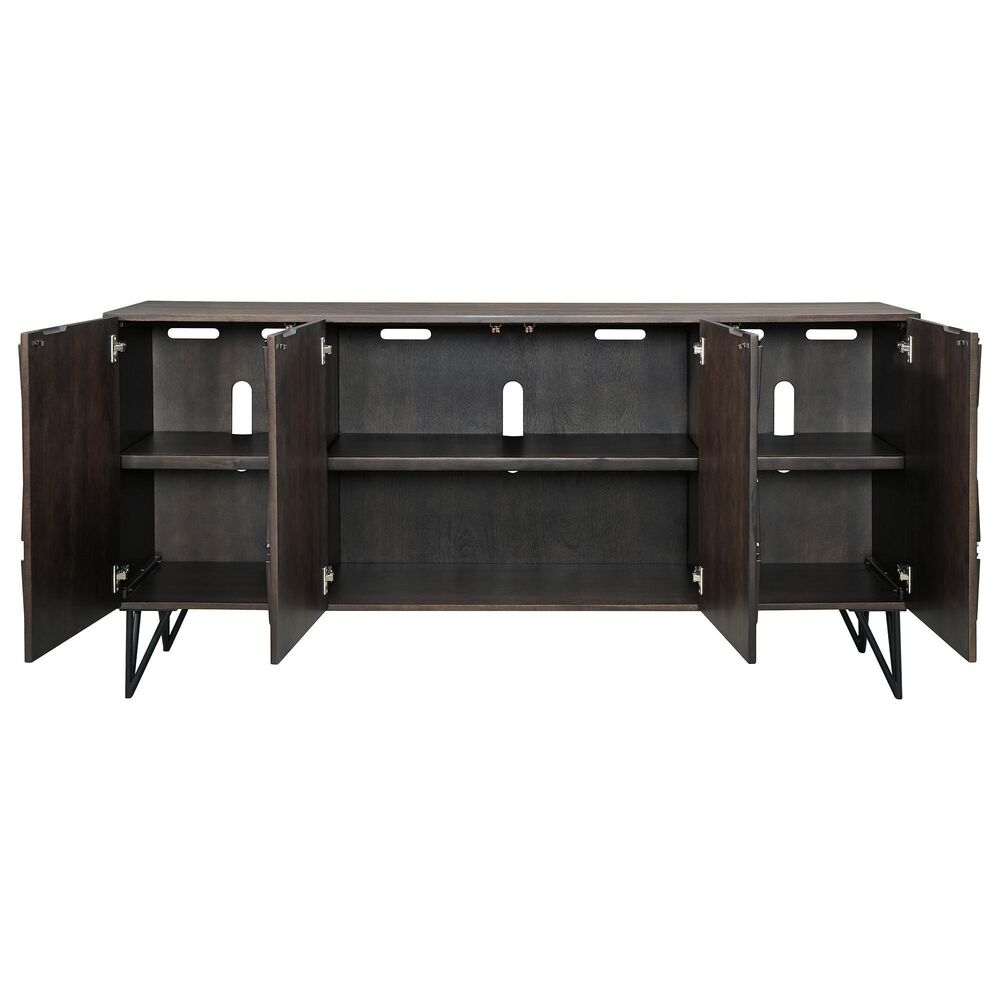 Signature Design by Ashley Chasinfield 72&quot; Large TV Stand in Dark Espresso Brown, , large