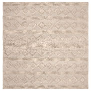 Safavieh Natura Transitional 4" Square Ivory Area Rug, , large