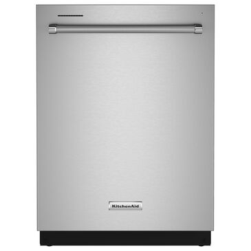 KitchenAid 24" Built-In Bar Handle Dishwasher with FreeFlex 3rd Rack and Top Control in PrintShield Stainless Steel, , large