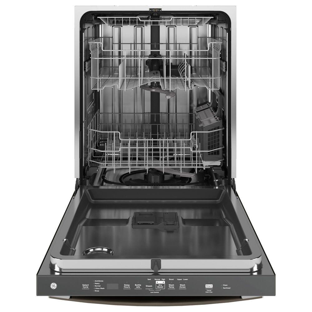 GE Appliances 24&quot; Built-In Bar Handle Dishwasher with 45 dBA Quiet Package in Fingerprint Resistant Slate, , large