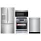 FRIGIDAIRE 4 Piece Kitchen Package in Stainless Steel, , large