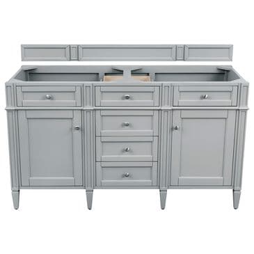 James Martin Brittany 60" Double Bathroom Vanity Cabinet in Urban Gray, , large