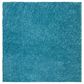 Safavieh August Shag 3" Square Turquoise Area Rug, , large