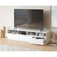 Sauder 80" TV Credenza with Storage in White, , large