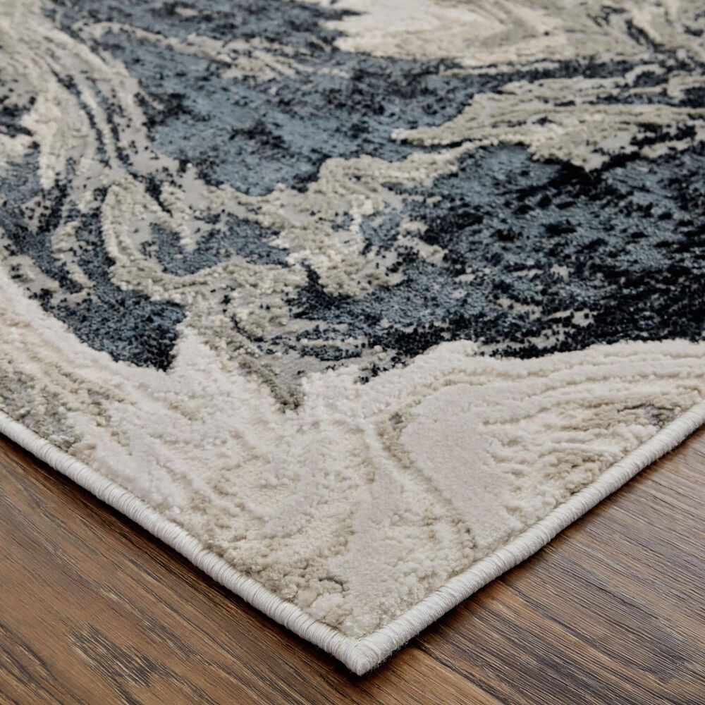 Feizy Rugs Micah 3&#39;11&quot; x 6&#39; Black and Ivory Area Rug, , large