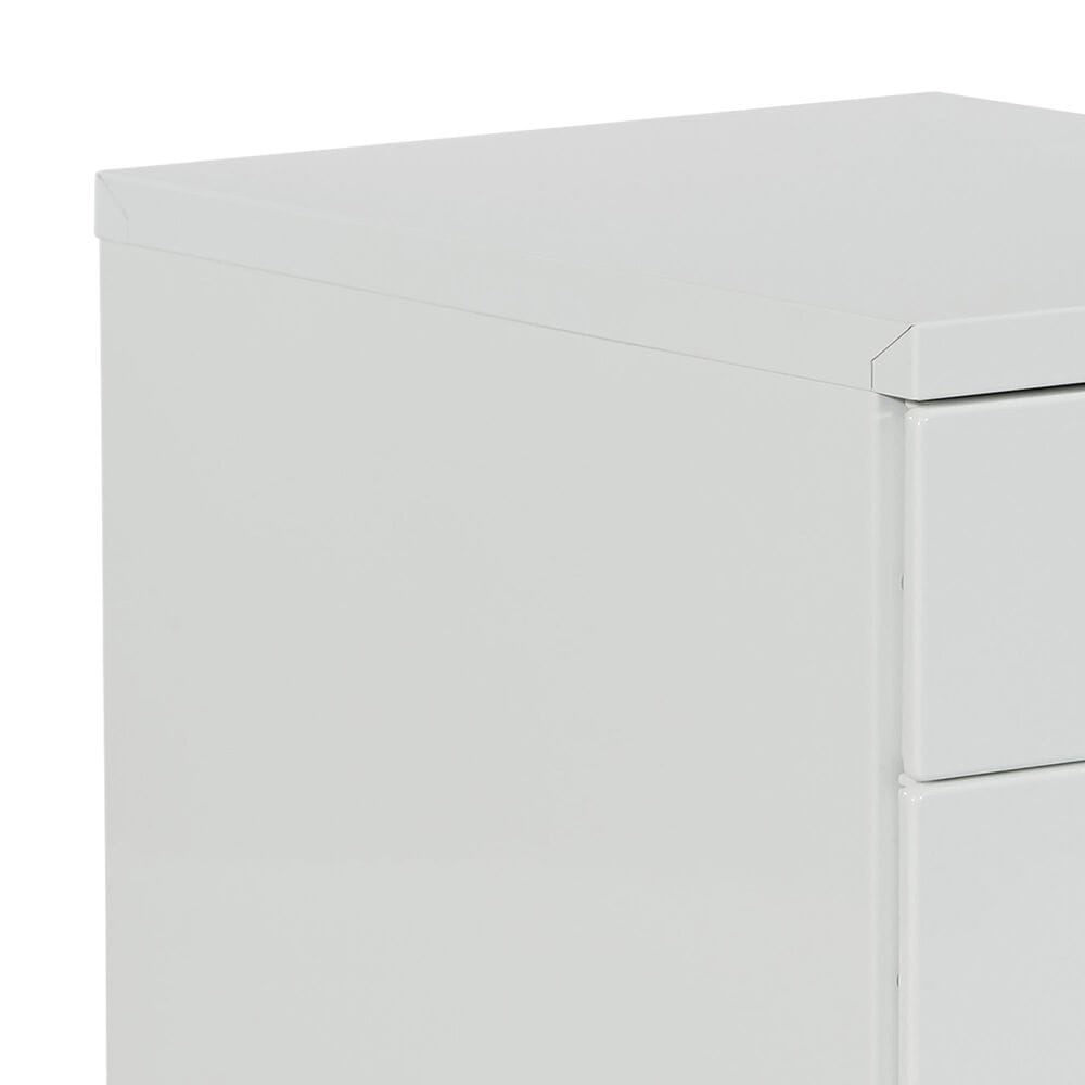 OSP Home 22&quot; 2-Drawer Mobile File in White, , large