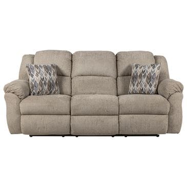 HomeStretch Newport Manual Reclining Sofa in Clove, , large