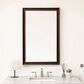 James Martin Glenbrooke 26" Rectangular Mirror in Burnished Mahogany, , large