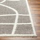 Surya Rodos Abstract 6"7" x 9" Charcoal, White, Sage Area Rug, , large