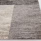 37B Structures Torrent Adley 6"7" x 9"6" Soot and Cloud Area Rug, , large