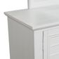 New Heritage Design Jamestown 3-Piece Queen Bedroom Set in White Brushed, , large