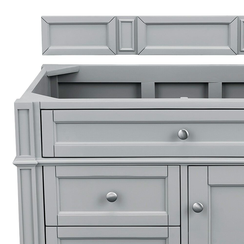 James Martin Brittany 36&quot; Single Bathroom Vanity in Urban Gray with 3 cm Charcoal Soapstone Quartz Top and Rectangle Sink, , large
