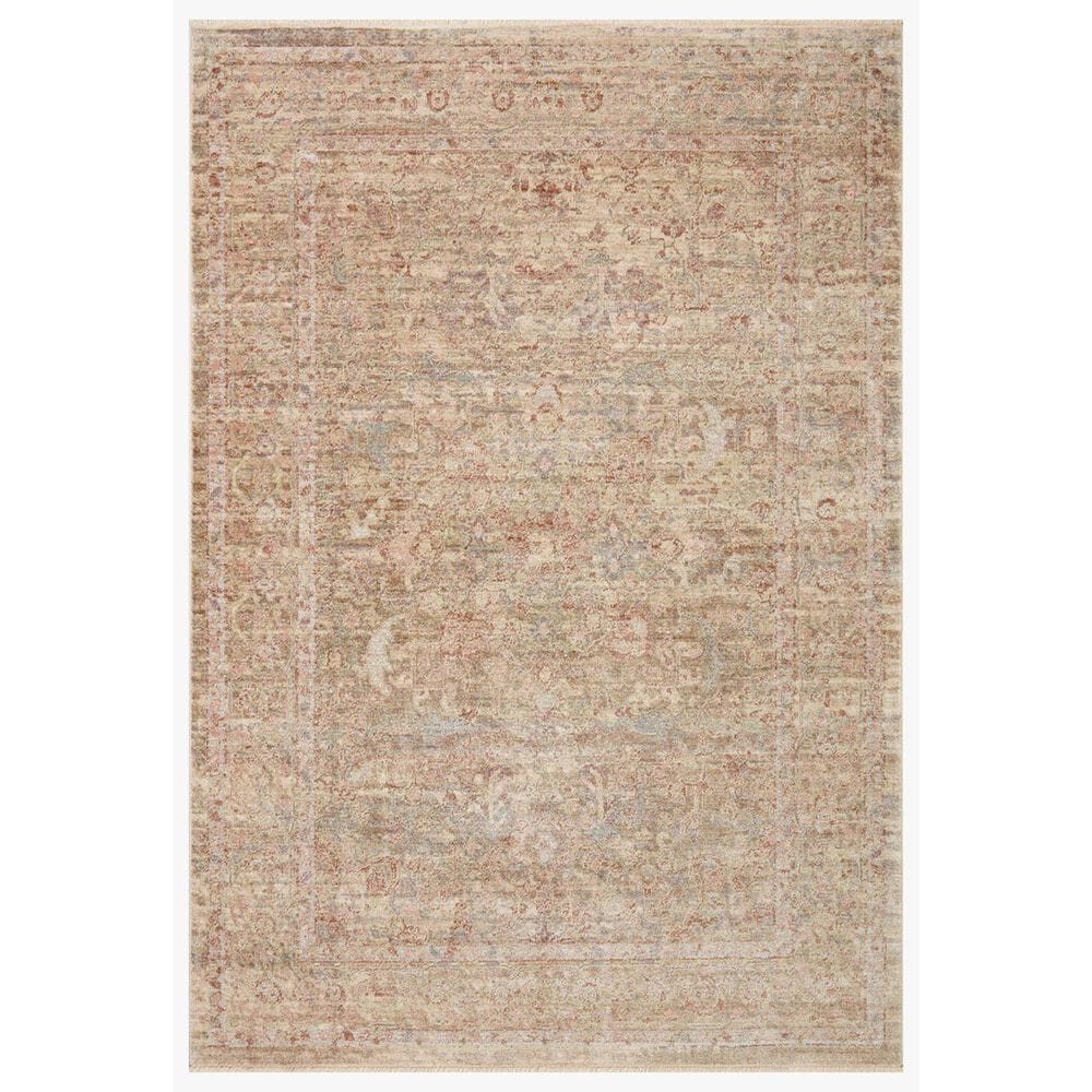 Loloi Sonnet 2"6" x 8" Moss and Natural Runner, , large