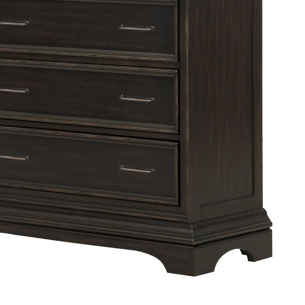 at HOME Caldwell Chest in Caldwell Dark Brown with Black, , large