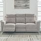 Signature Design by Ashley Barnsana Power Reclining Sofa in Ash, , large