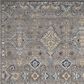 Safavieh Evoke EVK224G-3 3" x 5" Dark Grey/Yellow Area Rug, , large