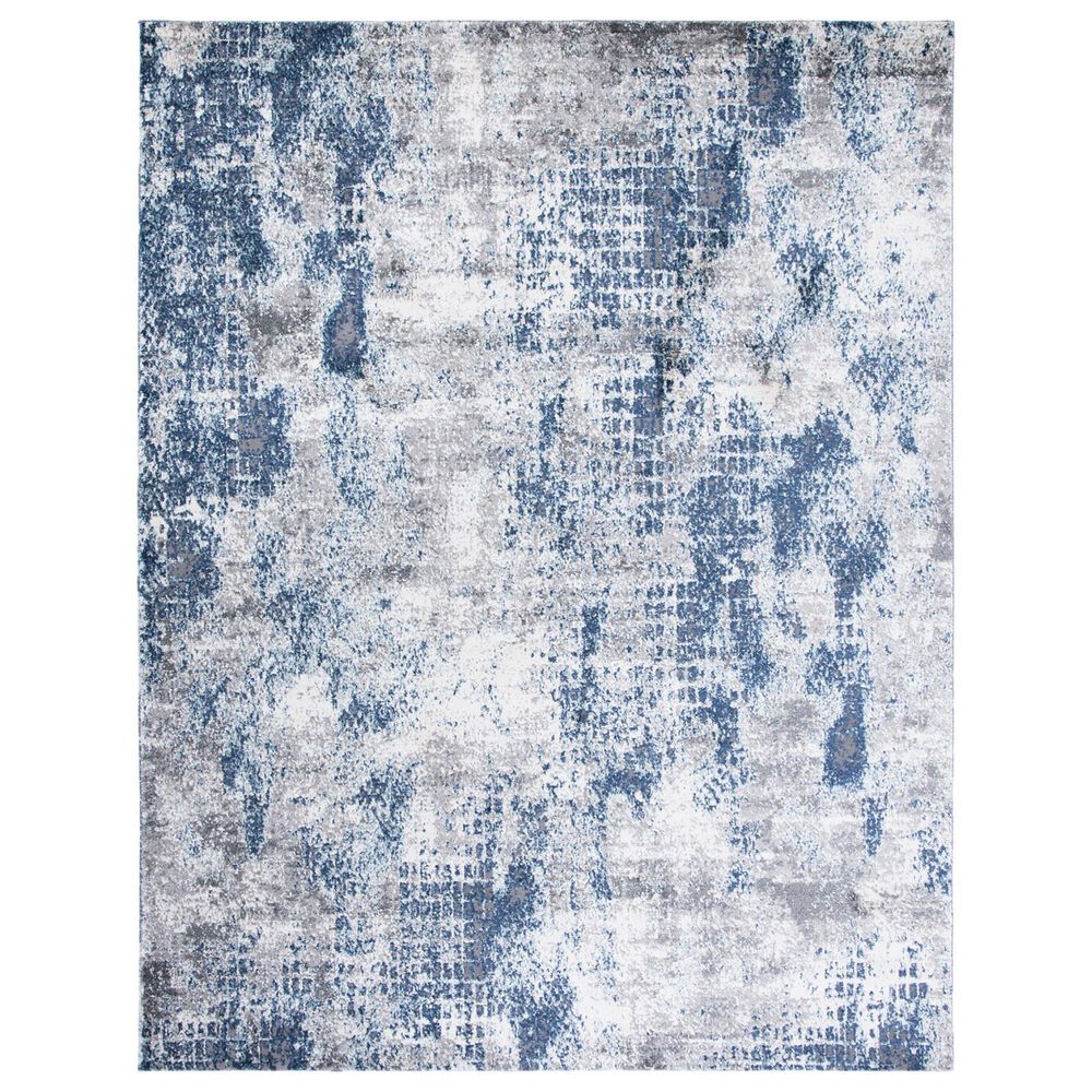 Safavieh Aston 11" x 15" Navy and Gray Area Rug, , large