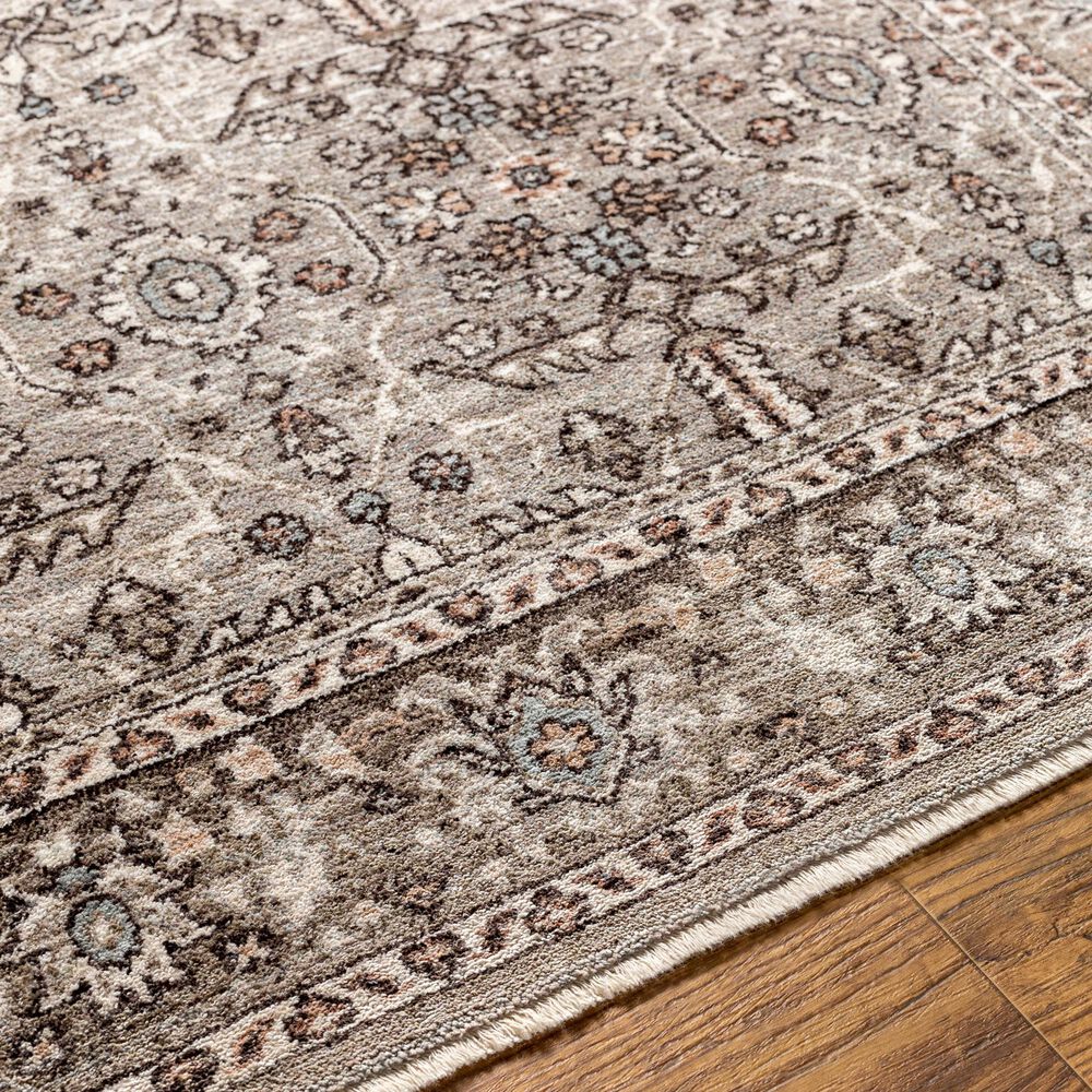 Surya Carlisle Oriental 3&#39;11&quot; x 5&#39;11&quot; Dusty Sage, Light Gray, Dusty Pink, Ivory, Pale Blue and Charcoal Area Rug, , large