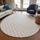 Dalyn Rug Company York 10" Round Ivory Indoor/Outdoor Area Rug, , large